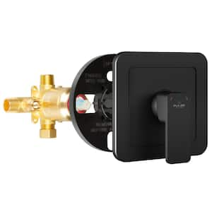 Tru-Temp Pressure Balance Mixing Valve in Matte Black