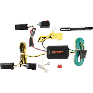 Custom Vehicle-Trailer Wiring Harness, 4-Way Flat Output, Select Chrysler 300 C, Quick Electrical Wire T-Connector
