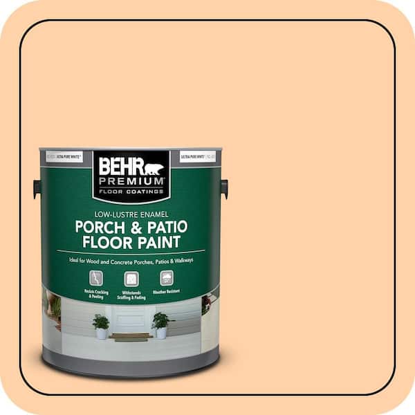 1 gal. #P230-3 Vitamin C Low-Lustre Enamel Interior/Exterior Porch and Patio Floor Paint
