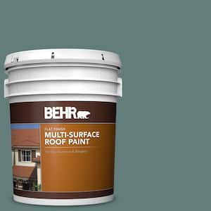 5 gal. #N430-5 Aspen Valley Flat Multi-Surface Exterior Roof Paint