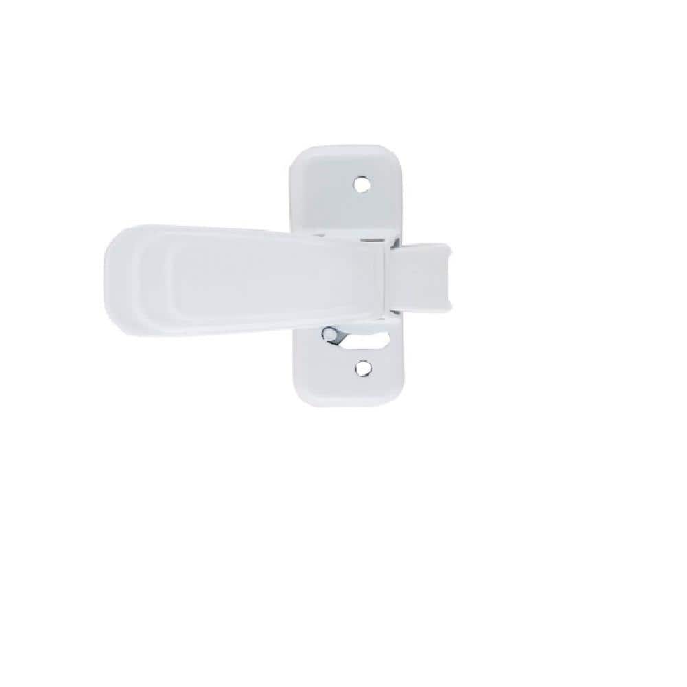 Brookfield White Zinc Surface Mount Latch for Storm Doors