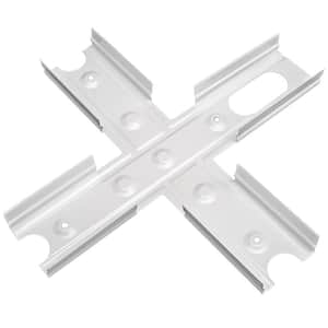 Cross Shape Linking Bracket to Mount Only with 4 ft. Commercial Strip Light - Store SKU# 1004330413 and 1004299517