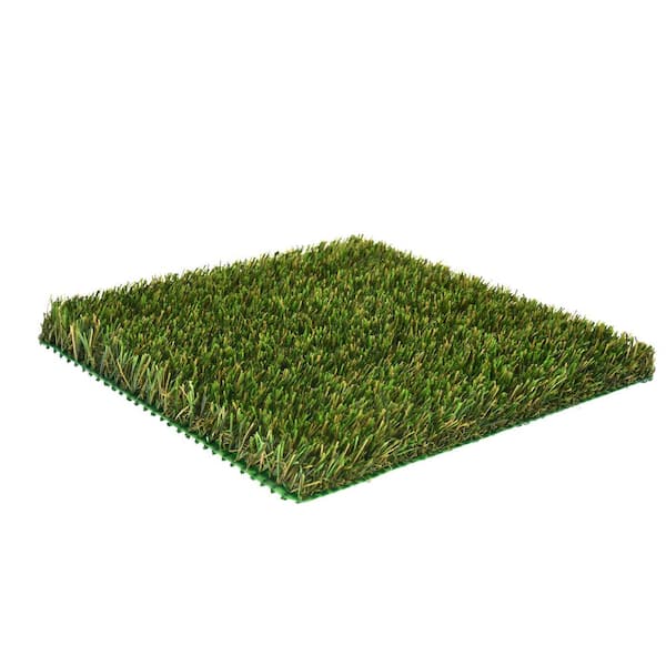 Turf Evolutions Sunshine 12 ft. W x Cut to Length Natural Look 35 oz. 1.18 in. PH with SuperFlow Green Backing Artificial Grass Turf