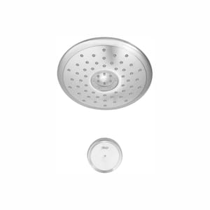 Spectra+ 4-Spray 7 in. Single Wall Mount Fixed Shower Head in Polished Chrome