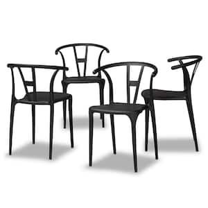 Warner Black Dining Chair (Set of 4)