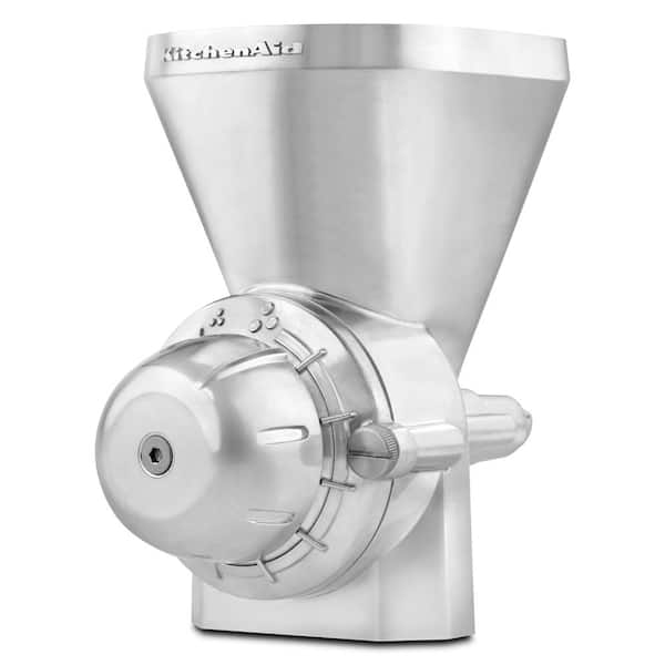 All Metal Grey Grain Mill Attachment for KitchenAid Stand KGM - The Depot