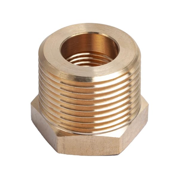 Male To Female Reducing Bush With Plated Steel Finish B.S.P 3/4"M x 3/8"F 