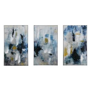2 Piece Framed Abstract Art Print 39.4 in. x 23.6 in.