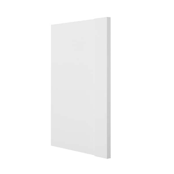 Hampton Bay Designer Series 24.5x34.5x1.5 in. Dishwasher Return End Panel in White