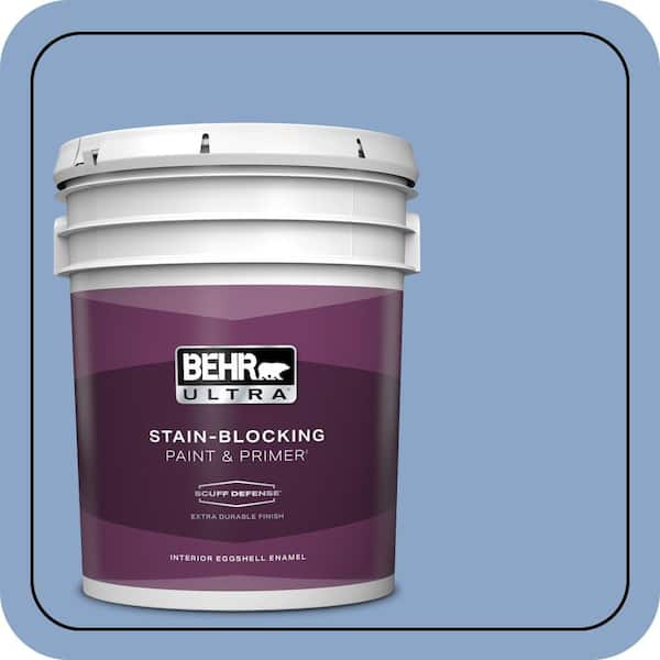 BEHR ULTRA 5 gal. #590D-4 Romantic Isle Extra Durable Eggshell Enamel Interior Paint & Primer