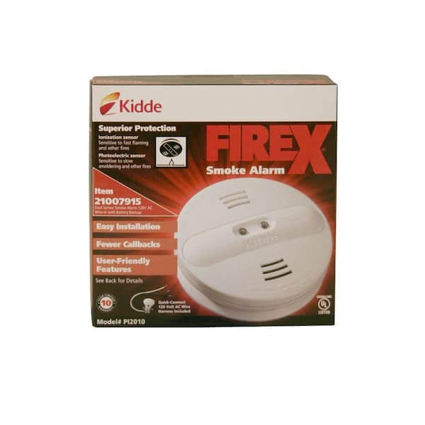 Firex Hardwired Smoke Detector with Dual Ionization and Photoelectric Sensors 21007915-N