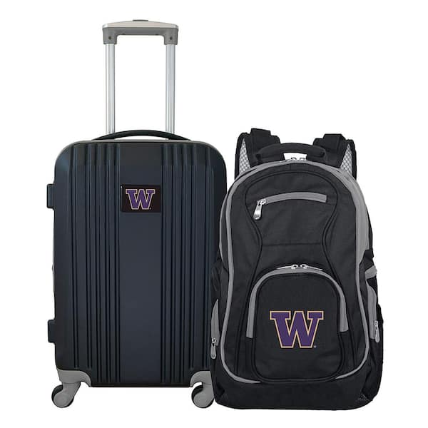 Mojo NCAA Washington Huskies 2-Piece Set Luggage and Backpack