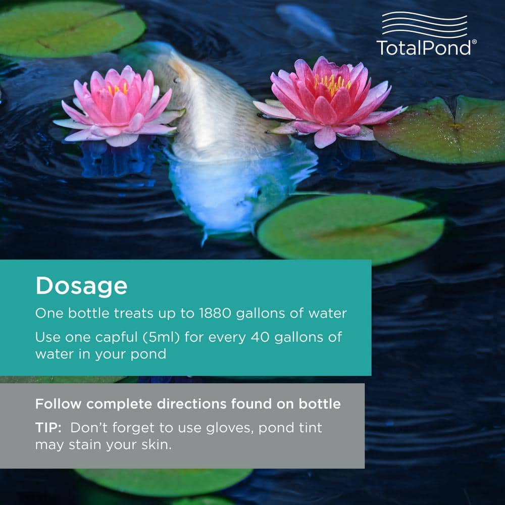 TotalPond 8-Ounce Pond Blue Water Treatment