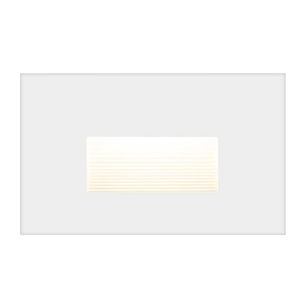 White Matte Aluminum LED Pathway Step Lights Multipack