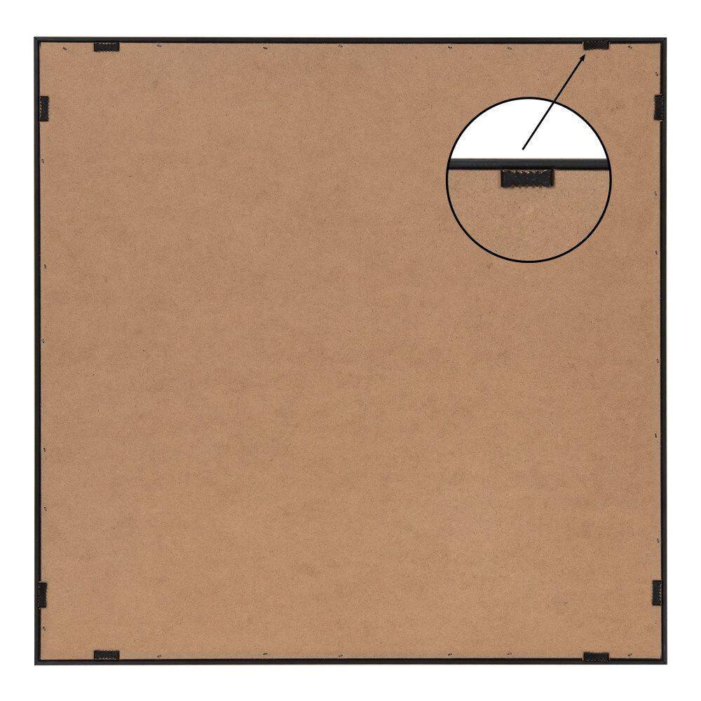 Bold Geometric Sunshine Yellow Abstract Canvas Wall Art, 30x30
