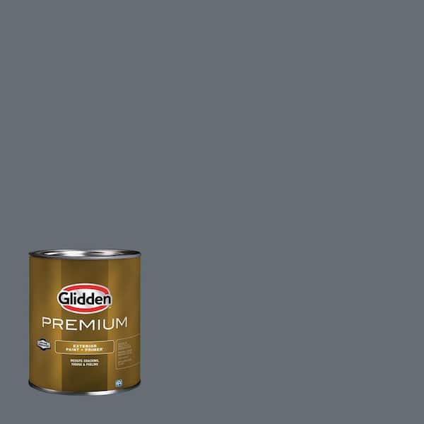 Glidden Premium 1 qt. In The Shadows PPG1039-6 Semi-Gloss Exterior Latex Paint