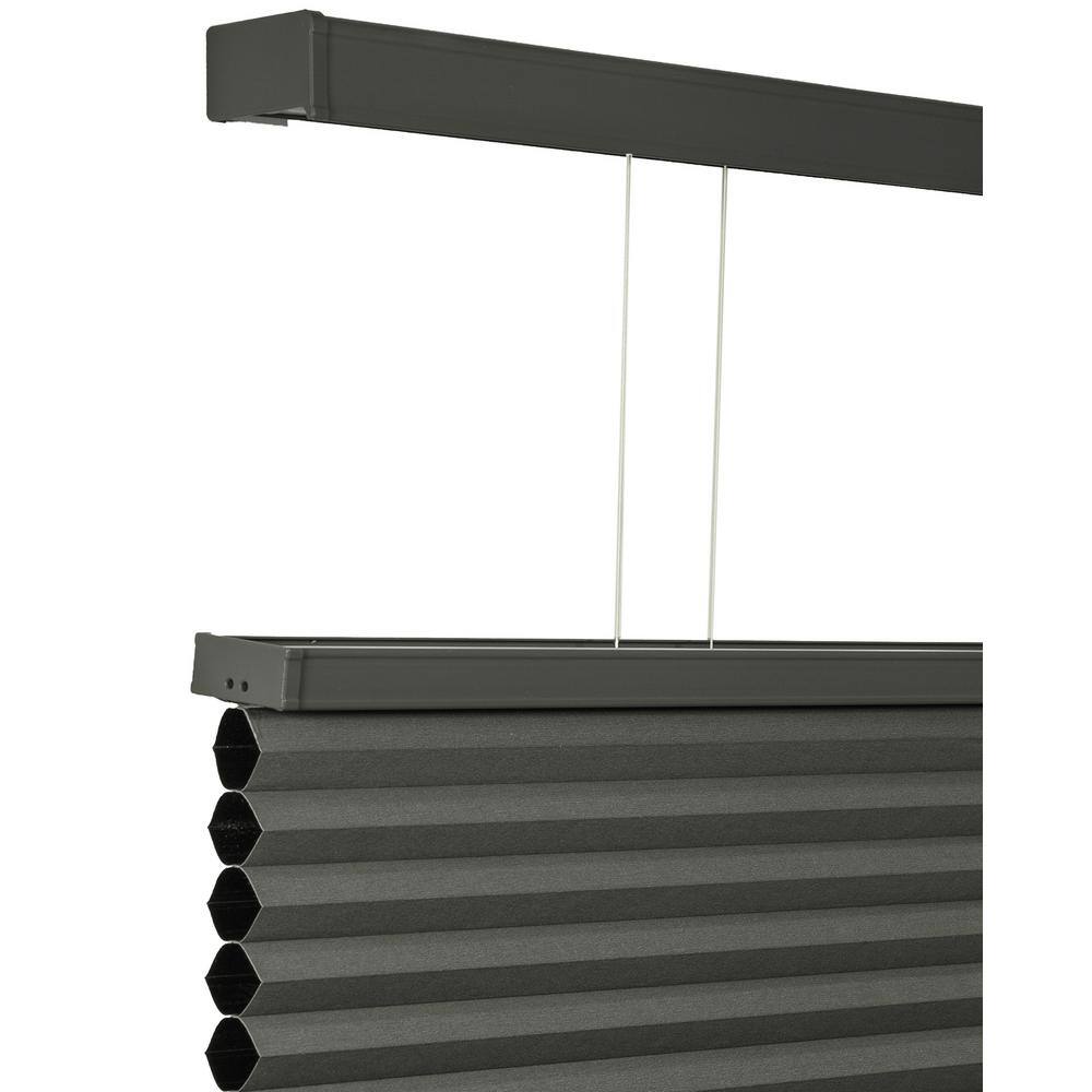 Gray Cordless Top Down Bottom Up Blackout Cellular Shade 69 in. W x 48 in. L