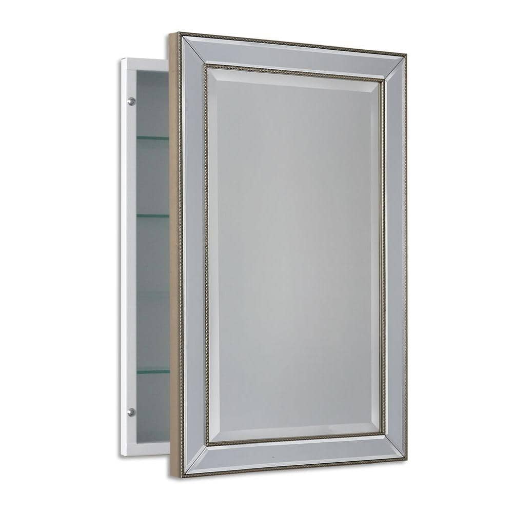 Deco Mirror 16 In W X 26 H 5, In Wall Medicine Cabinet With Mirror