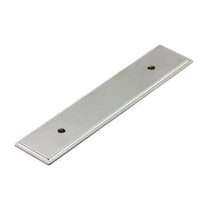 Tremblant Collection 3 3/4 in. (96 mm) Polished Nickel Transitional Cabinet Backplate for Pull