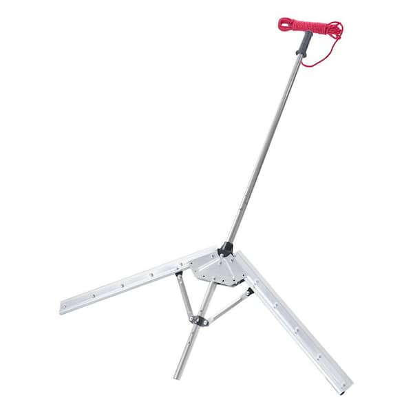 Lake Weed Cutter, 48 in. Max Cut, Sharp Heavy-Duty Steel Blades, 360 in. Throw Rope, for Cattail Phragmites, 2025 Update