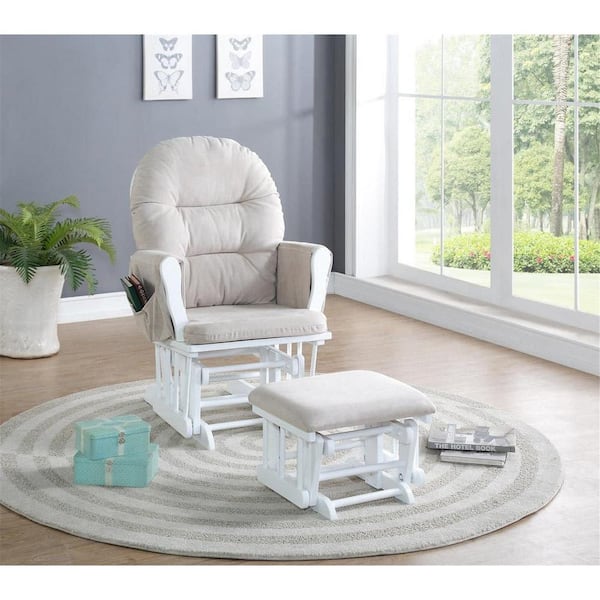 Eddie bauer rocking outlet chair with ottoman