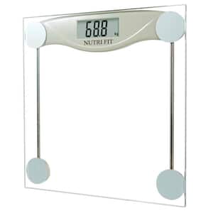 Digital Bathroom Scale with Step on Technology in Grayish Green