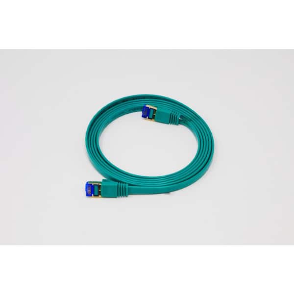 6 ft. CAT 7 Flat High-Speed Ethernet Cable - Green