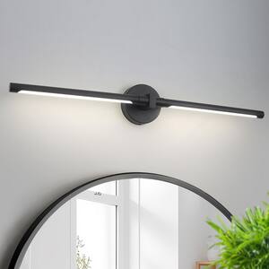 Modern Vanity Lighting Fixtures 24/30/39 Inch Bathroom Vanity Lights Over Mirror Wall Sconce For Bathroom 24-Inch - Black - View #5