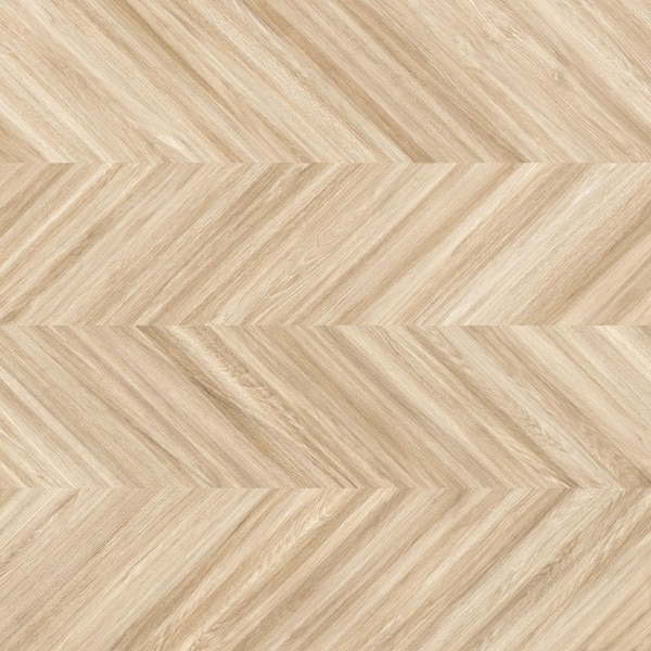 Spanish Nook Chevron Natural 24 in. x 48 in. Matte Wood Look Porcelain Floor and Wall Tile (2-Pcs, 15.5 sq. ft./Case)