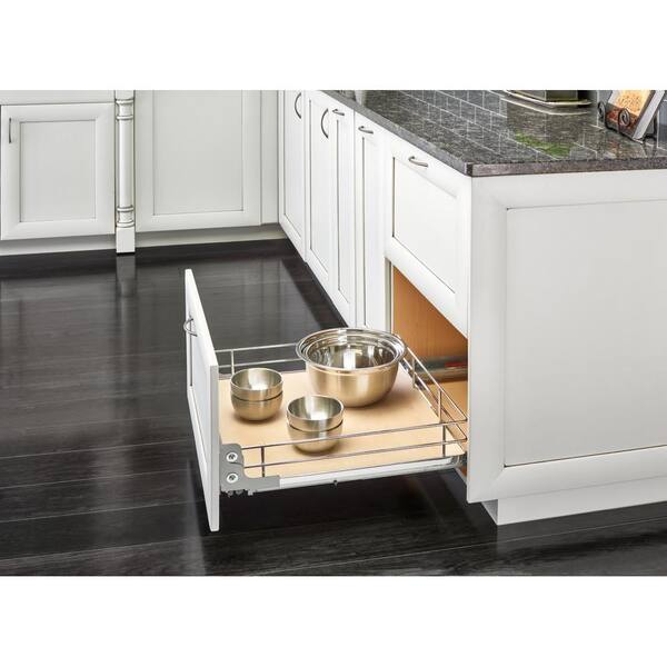 Rev A Shelf 15 In Pullout Baskets With, Pull Out Shelves For Cabinets Home Depot