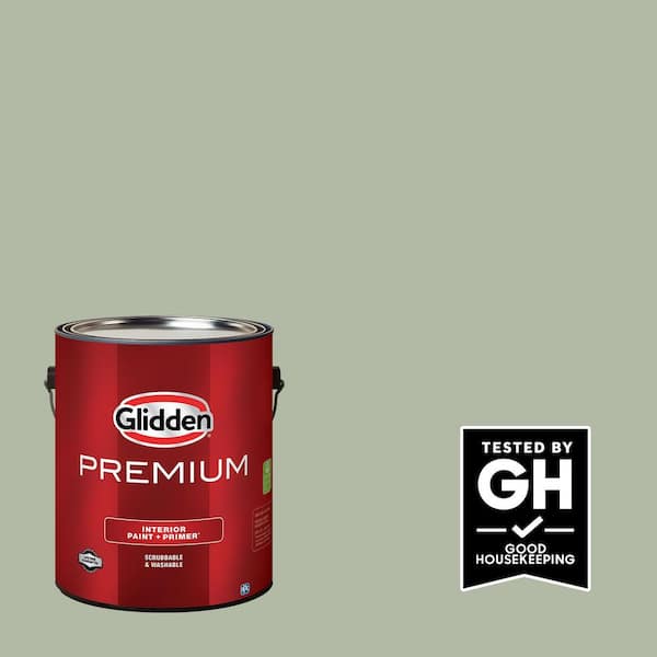 1 gal. PPG1124-4 Light Sage Satin Interior Latex Paint
