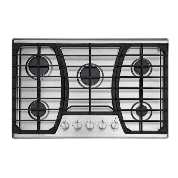 Trifecte Gustoso 30 in. Gas Cooktop in Stainless Steel with 5 Burners including Power Burners