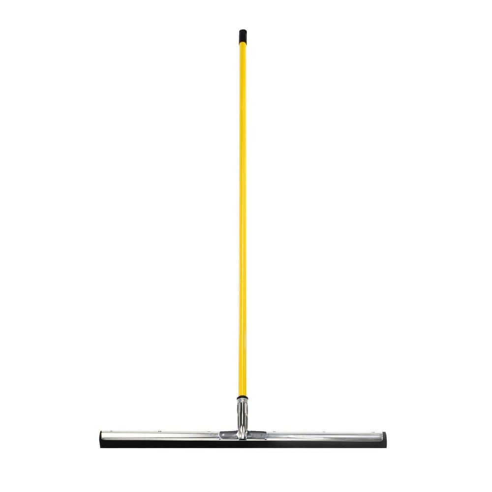 Alpine Industries 30 in. Dual Moss Rubber Floor Squeegee with 4 ft. Handle (2Pack) 44130ST