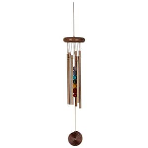 Signature Collection, Woodstock Chakra Chime, 17 in. Bronze Wind Chime CC7BR