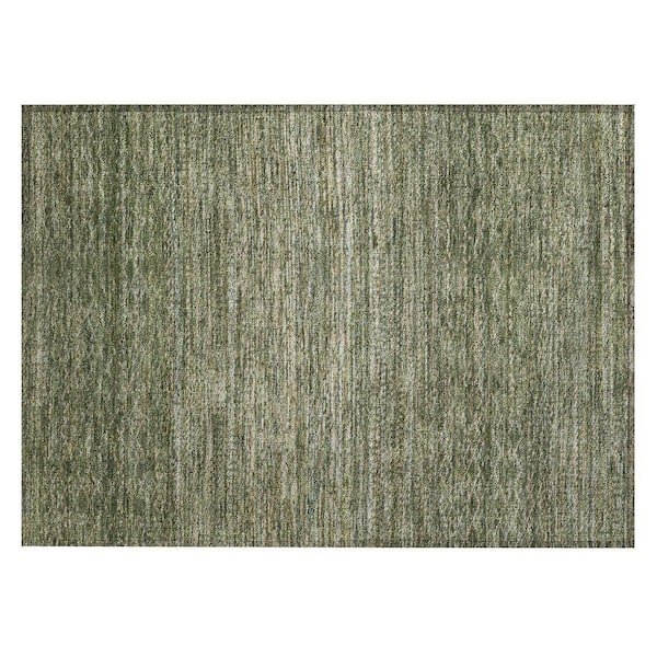 Chantille Machine Washable Indoor/Outdoor Abstract ACN2150 Fern 1 ft. 8 in. x 2 ft. 6 in. Accent Rug