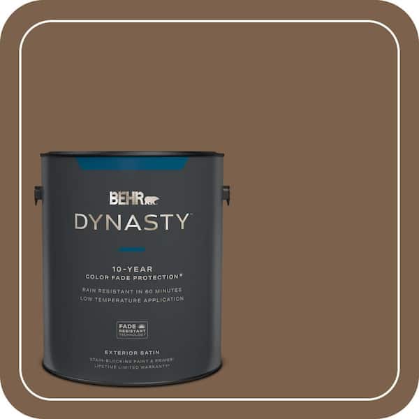 BEHR DYNASTY 1 gal. Home Decorators Collection #HDC-CL-13 Sassafras Tea Satin Enamel Exterior Stain-Blocking Paint & Primer