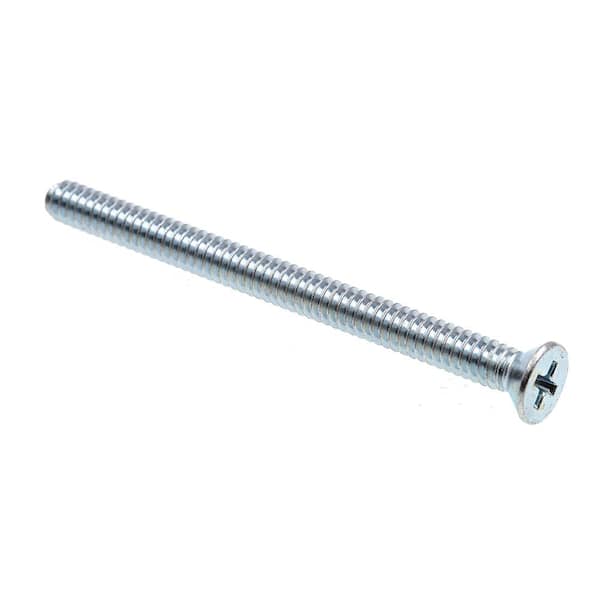 Prime-Line #10-24 x 2-1/2 in. Zinc Plated Steel Phillips Drive Flat Head Machine Screws (75-Pack)
