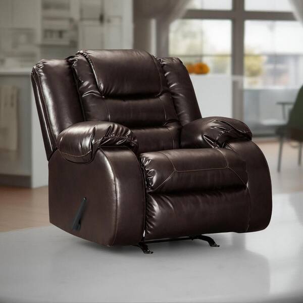 recliner kirklands leather chair