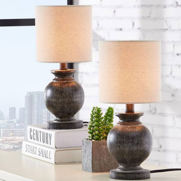 brown table lamp set