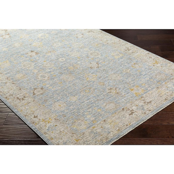 Avant Garde Gray Traditional 8 ft. Round ft. Indoor Area Rug