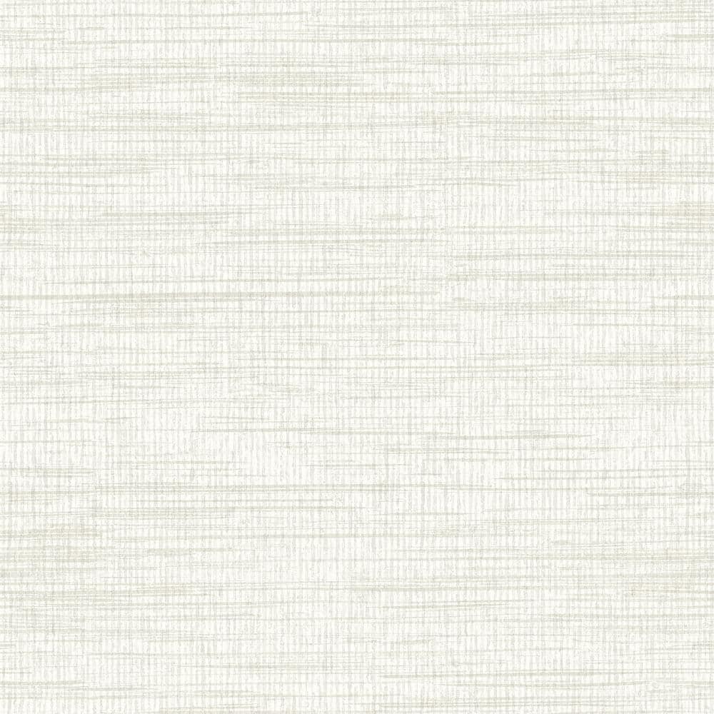 Solitude White Distressed Textured Pre-Pasted Wallpaper