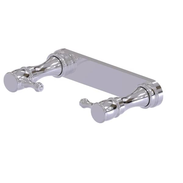 Traditional Style Rollerless Wall Mounted Toilet Paper Holder in Polished Chrome