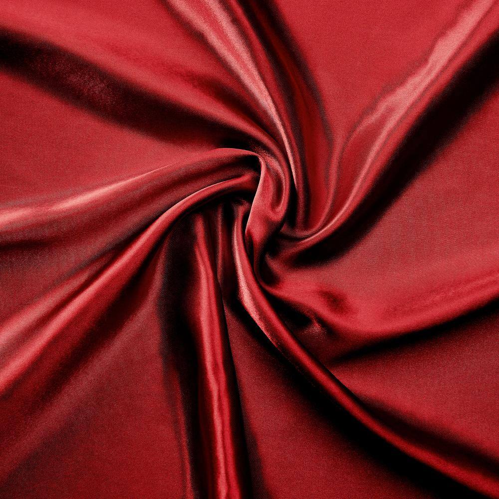 Luxurious Red Satin Silk Standard Pillowcase Set