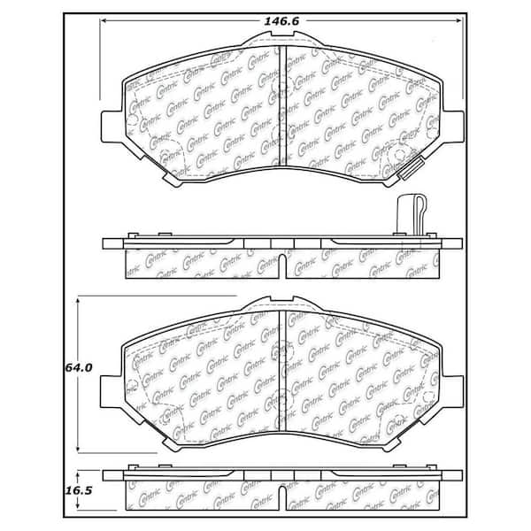 Centric Parts Disc Brake Pad Set