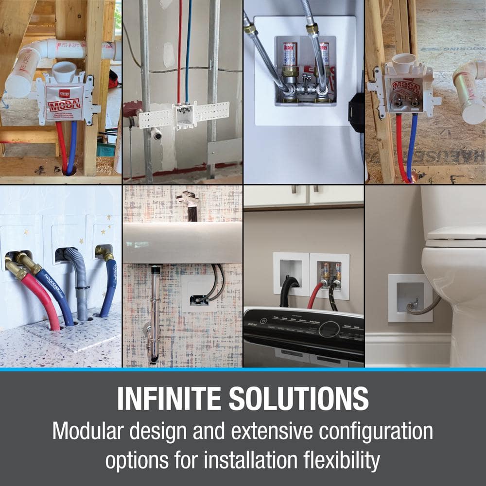 Buy Moda 1/2 in. CPVC Washing Machine Outlet Box with Water Hammer