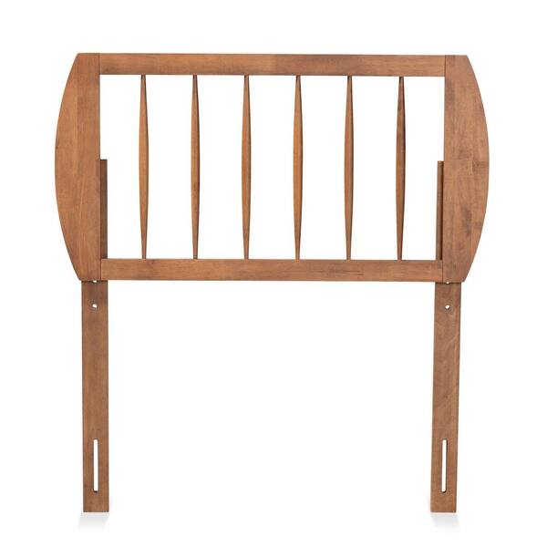 Baxton Studio Norman Brown Twin Headboard