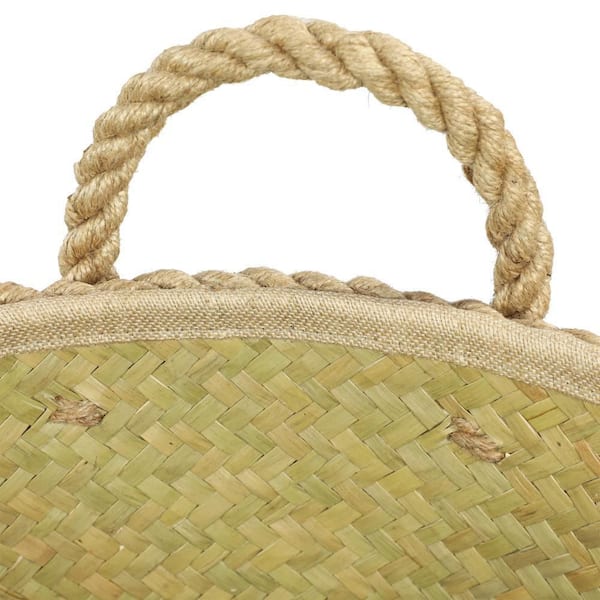 Plastic Boho Storage Basket (Set of 3) - 18, 17, 16H - On Sale