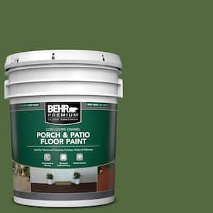 5 gal. #M380-7 Alfalfa Extract Low-Lustre Enamel Interior/Exterior Porch and Patio Floor Paint