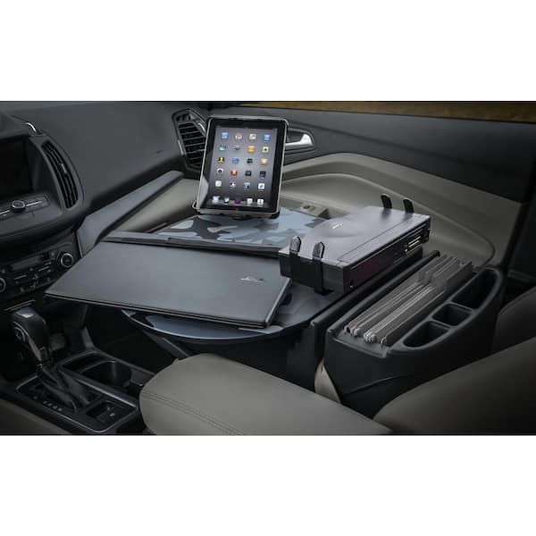 AutoExec Roadmaster Car Desk with Phone Mount and Printer Stand