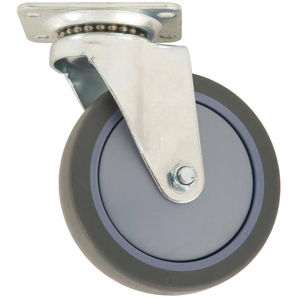 5pcs Soft Rubber Non Marking Castor Rad Computer Bürostuhl Caster 50mm 11mm 